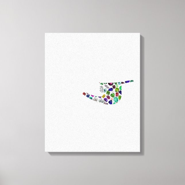 Impressão Em Tela Letra 'YOD' (Frente)