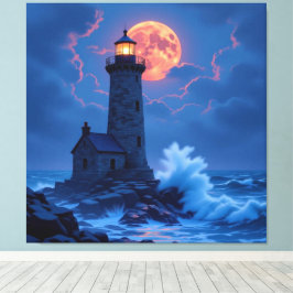 Impressão Em Tela Leuchtturm am Rande der Welt