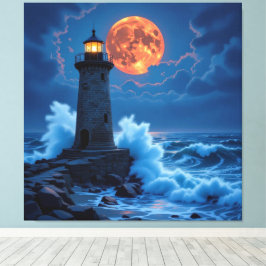 Impressão Em Tela Leuchtturm am Rande der Welt