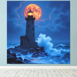 Impressão Em Tela Leuchtturm am Rande der Welt