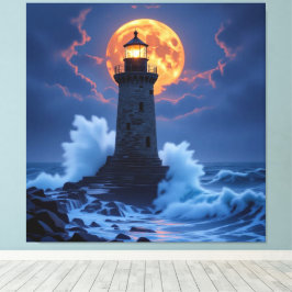 Impressão Em Tela Leuchtturm am Rande der Welt