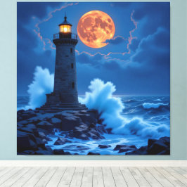 Impressão Em Tela Leuchtturm am Rande der Welt