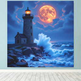 Impressão Em Tela Leuchtturm am Rande der Welt