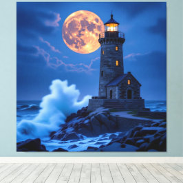 Impressão Em Tela Leuchtturm am Rande der Welt