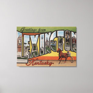 Impressão Em Tela Lexington, Kentucky - grandes cenas da letra