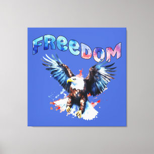 Impressão Em Tela Liberdade - 250º Dia da Independência