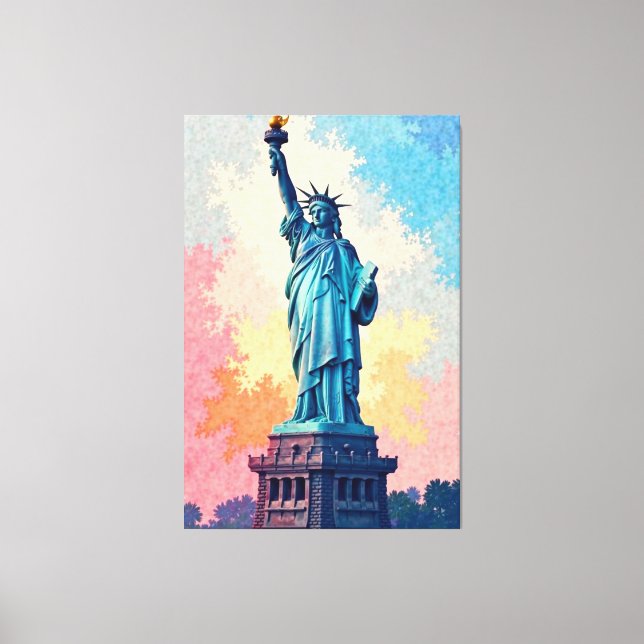 Impressão Em Tela Liberty Glow (Frente)