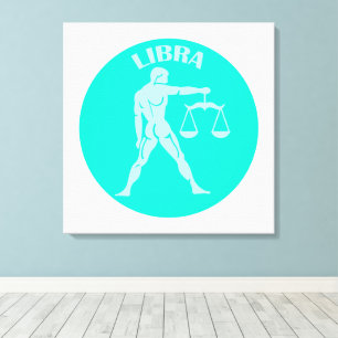 Impressão Em Tela Libra, Signo do Zodíaco, Horóscopo, Astrologia