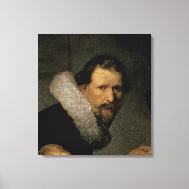 Impressão Em Tela Lição de Anatomia de Nicolaes Tulp, 1632 (Frente)