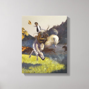 Impressão Em Tela “Lidando com Alguns Difíceis” Arte Ocidental