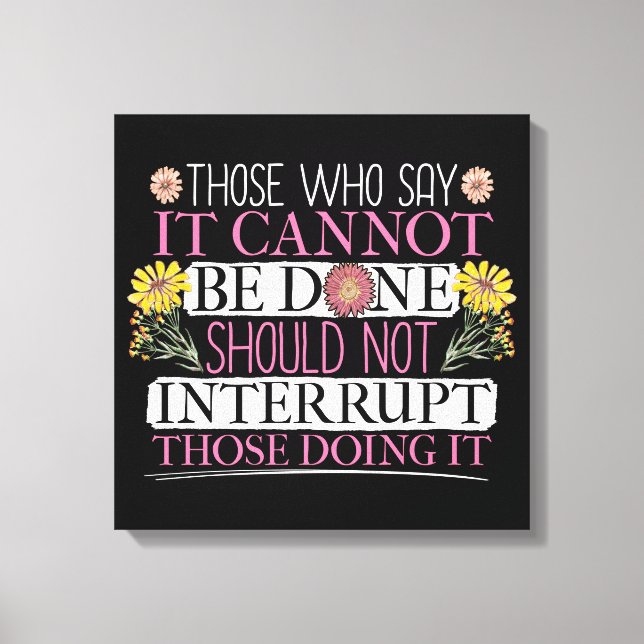 Impressão Em Tela Líder Feminina Empoderada (Frente)