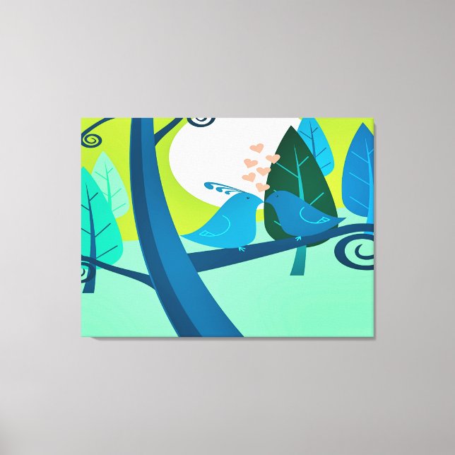 Impressão Em Tela Liebeslied (Frente)