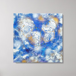 Impressão Em Tela Lienzo De Imitación YHWH יהוה‎- Yud Hei Wav Hei