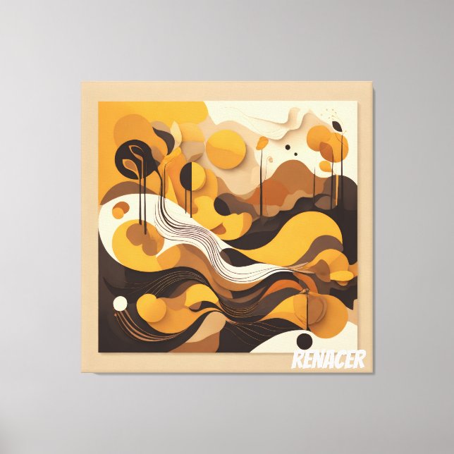 Impressão Em Tela Lienzo Solar Renacer y Naturaleza (Frente)