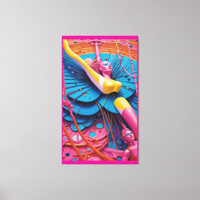 Impressão Em Tela Ligado ao Sonho - Ken Gage Art (Frente)