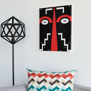 Impressão Em Tela Ligbi Tribal Africano