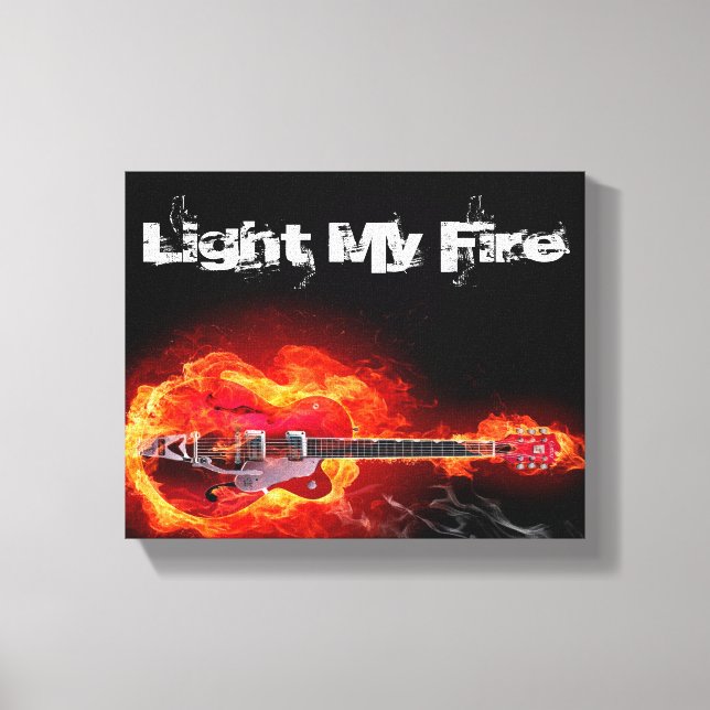 Impressão Em Tela Light My Fire (Frente)