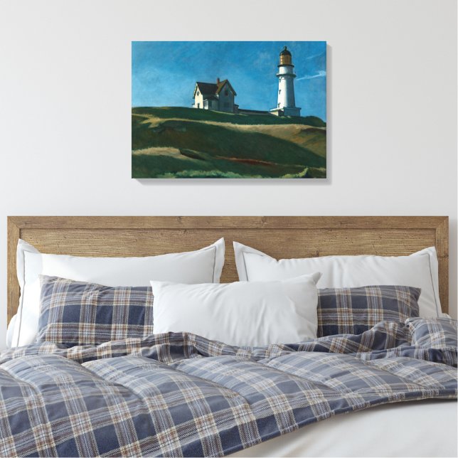 Impressão Em Tela Lighthouse Hill | Edward Hopper | (Insitu(Quarto))