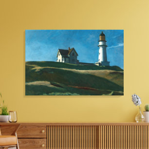 Impressão Em Tela Lighthouse Hill Edward Hopper