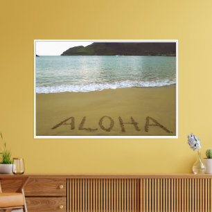 Impressão Em Tela Lihue Kauai Ocean Aloha