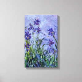 Impressão Em Tela Lilac Irises Claude Monet Fine Art