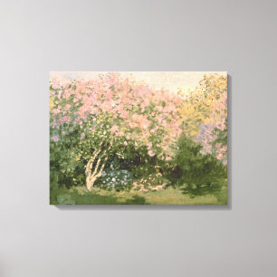 Impressão Em Tela Lilac no Sun, 1873 de Claude Monet  