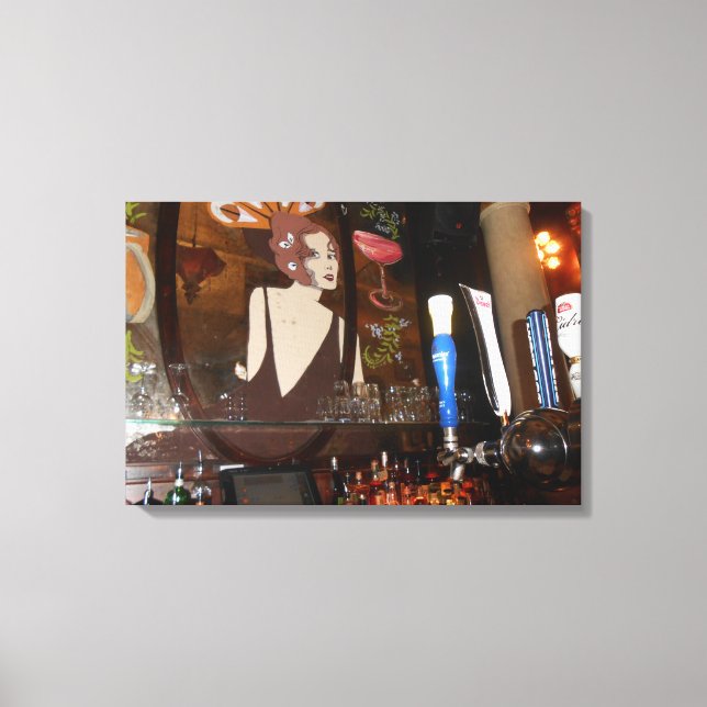 Impressão Em Tela Lily Bar (Frente)