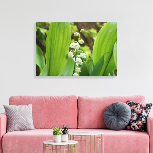Impressão Em Tela Lily do Vale (Insitu(Sala de estar))