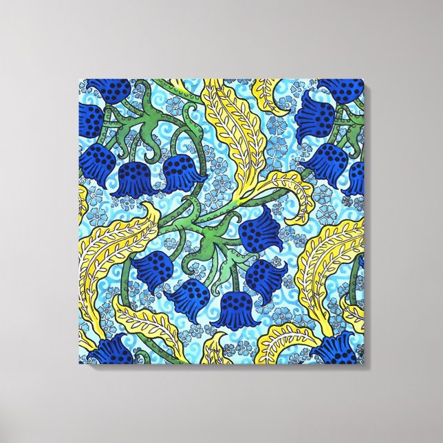 Impressão Em Tela Lily do Vale Flores Art Nouveau (Frente)