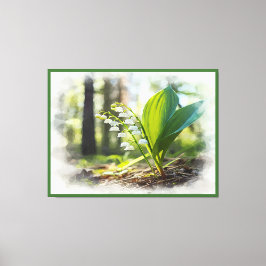 Impressão Em Tela Lily do vale National Flower Finlândia |