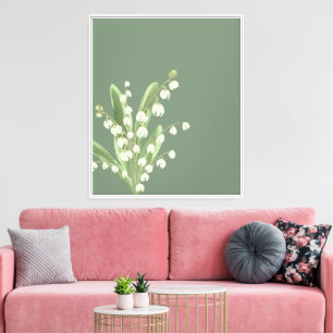 Impressão Em Tela Lily Of the Valley Floral