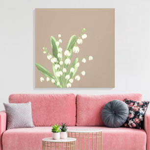 Impressão Em Tela Lily Of the Valley Floral