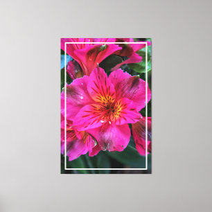 Impressão Em Tela Lily Pink, Peruana