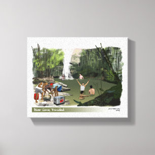 Impressão Em Tela Limão do rio, Trinidad