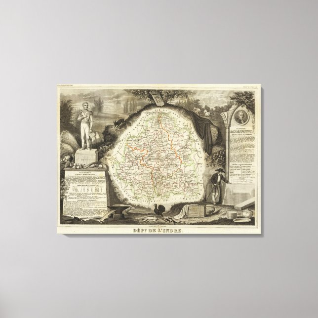 Impressão Em Tela Limites da floresta (Frente)