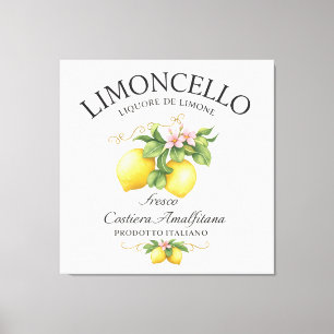 Impressão Em Tela Limoncello Itália Costa Amalfi