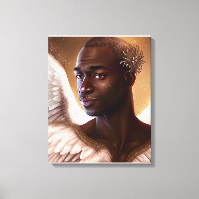 Impressão Em Tela Linda África Negra (Frente)