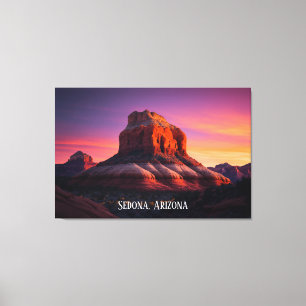 Impressão Em Tela Linda Arizona Sedona Rochas Vermelhas Paisagem Art