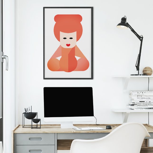 Impressão Em Tela Linda arte chinesa (Criador carregado)