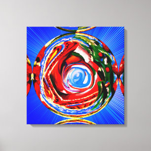 Impressão Em Tela Linda arte espirituosa de outono