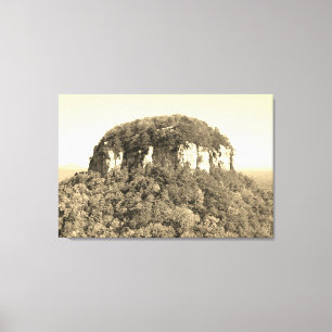 Impressão Em Tela Linda Montanha da Carolina do Norte