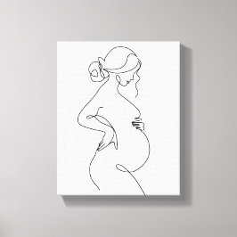 Impressão Em Tela linda mulher