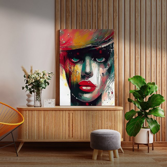 Impressão Em Tela Linda Mulher (Criador carregado)