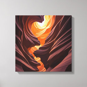 Impressão Em Tela Linda Nação Antelope Canyon Navajo