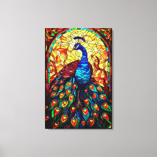 Impressão Em Tela Linda Peacock Vidro Escondido Arte Selvagem