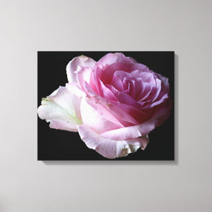 Impressão Em Tela Linda rosa floral moderno simples elegante chique