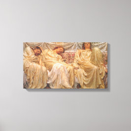 Impressão Em Tela Lindas Mulheres Sonolentas (Sonhadores) (Arte Vint