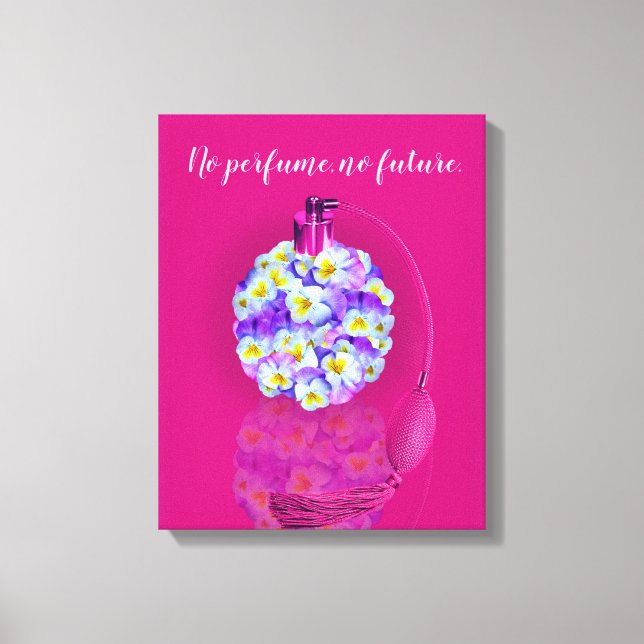 Impressão Em Tela Lindo Atomizador Pansy (Frente)