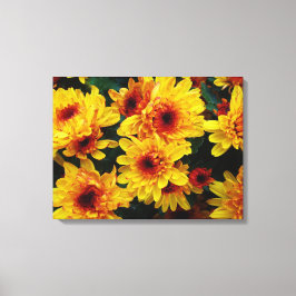 Impressão Em Tela Lindo Fundo de Tela com Flores Amarelas