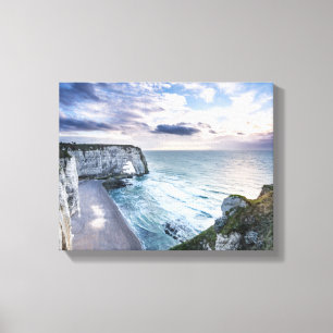 Impressão Em Tela Lindos Cliffs Etratat Normandy França